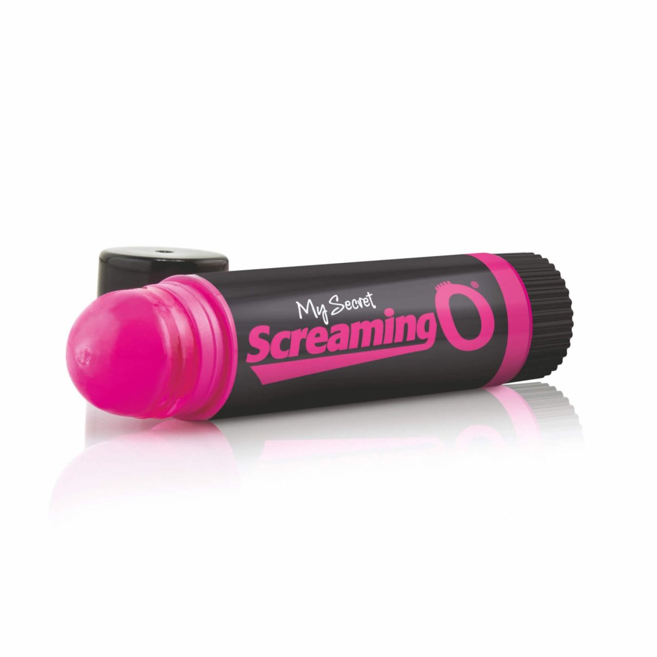 Screaming Lip Balm - rúzs vibrátor (fekete-pink)