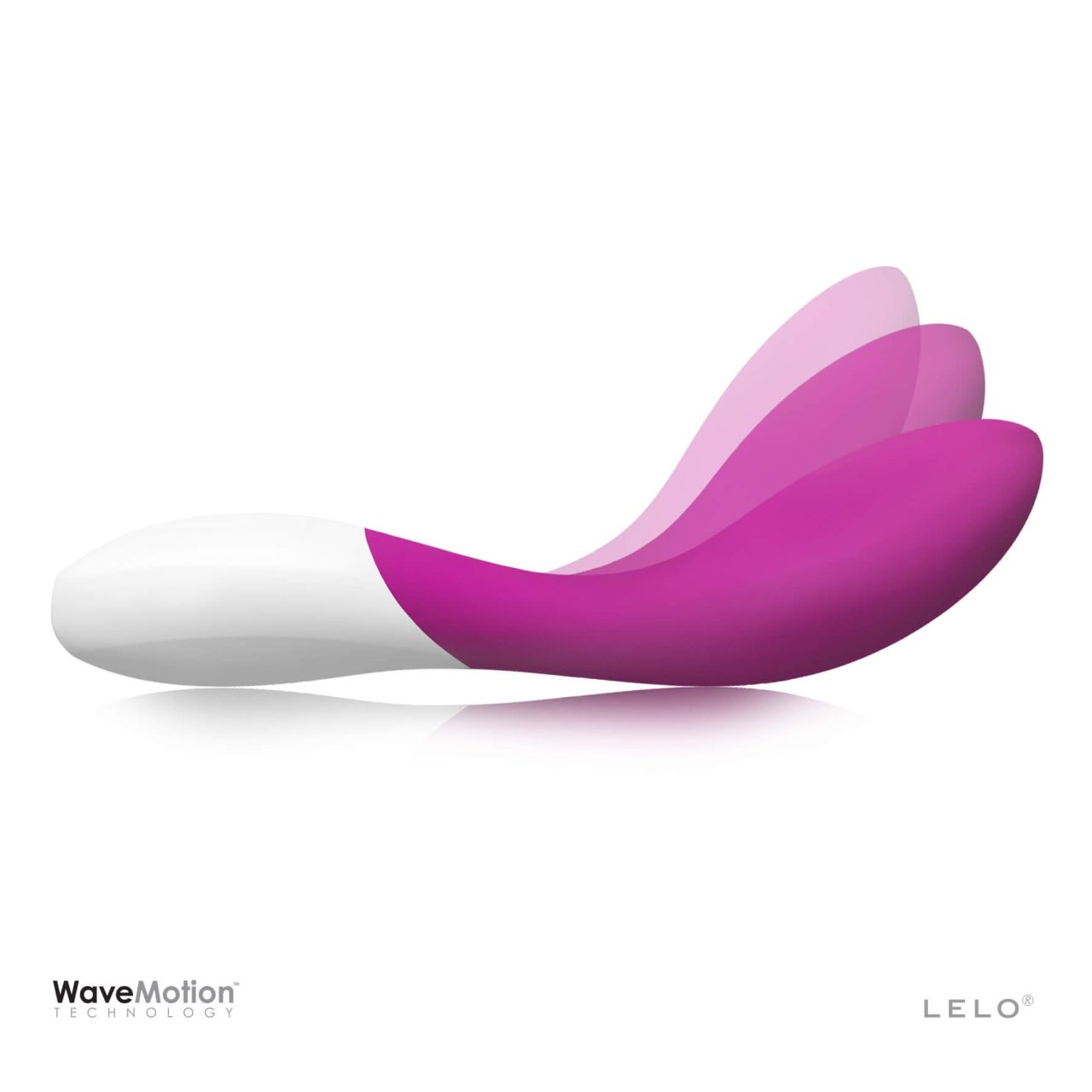 LELO Mona Wave - vízálló G-pont vibrátor (lila)