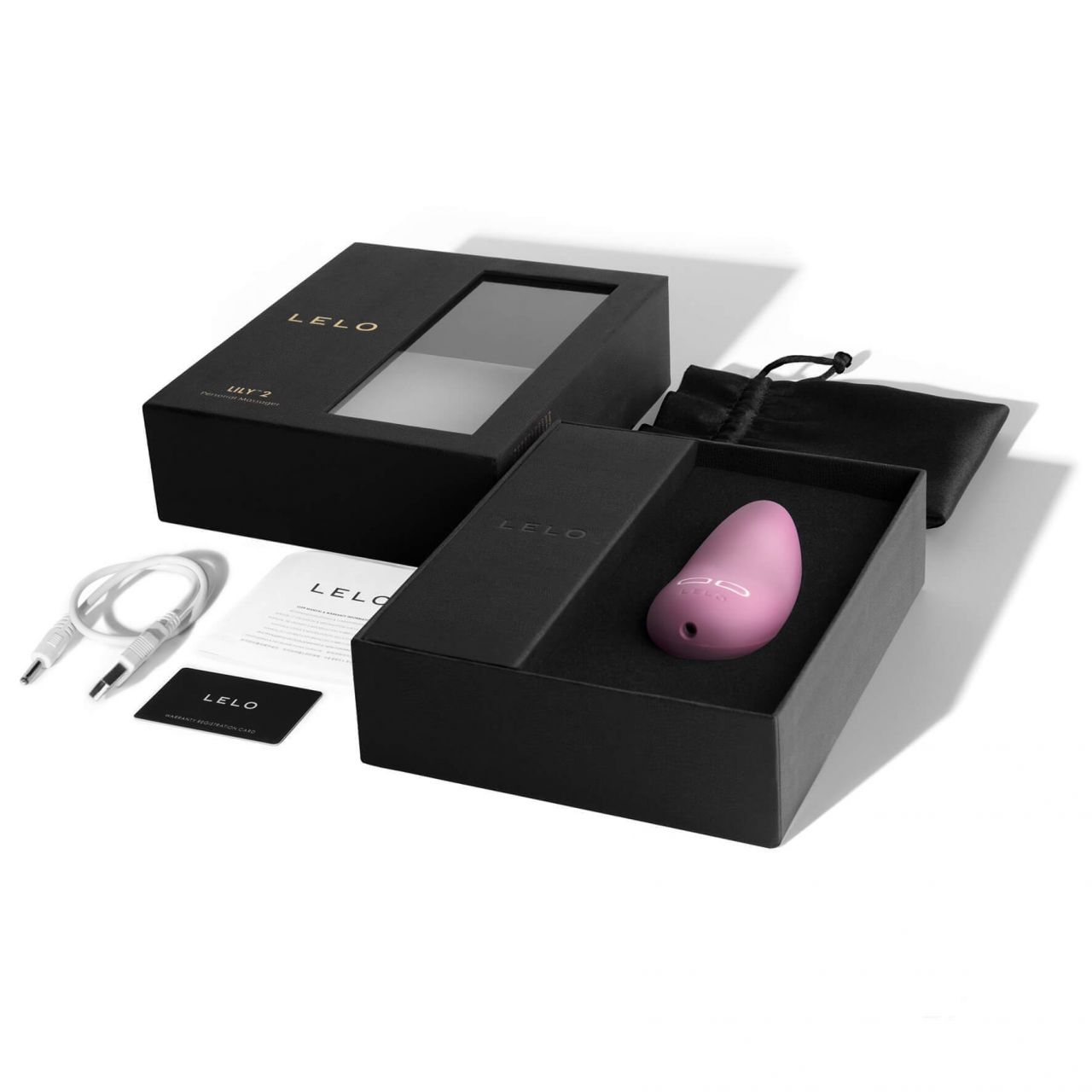 LELO Lily 2 - vízálló csiklóvibrátor (halvány pink)