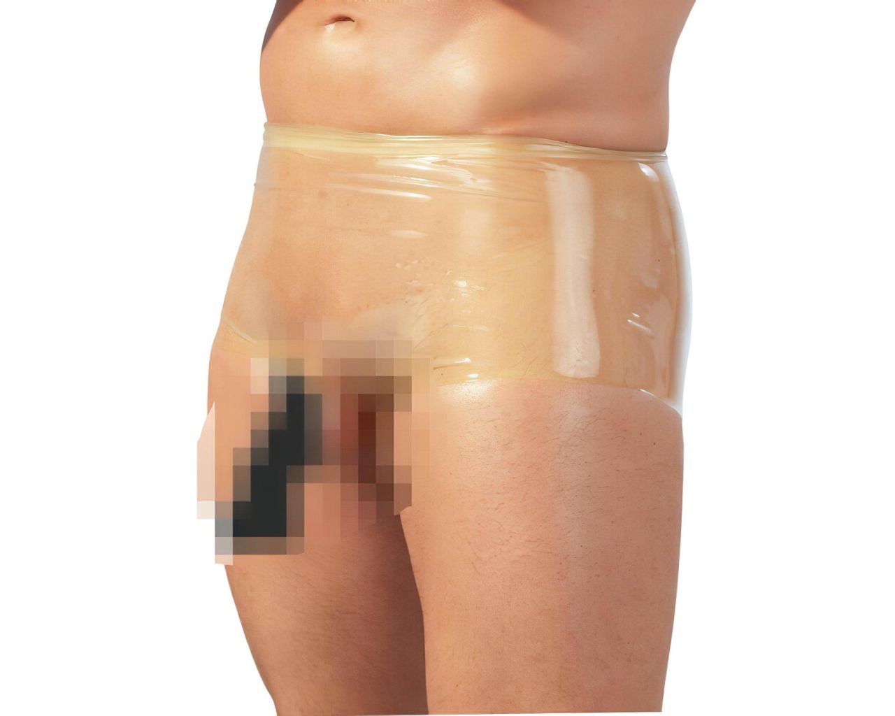 LATEX - boxer péniszköpennyel (natúr)