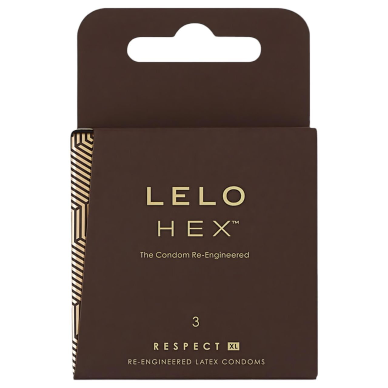 LELO Hex Respect XL - luxus óvszer (3db)