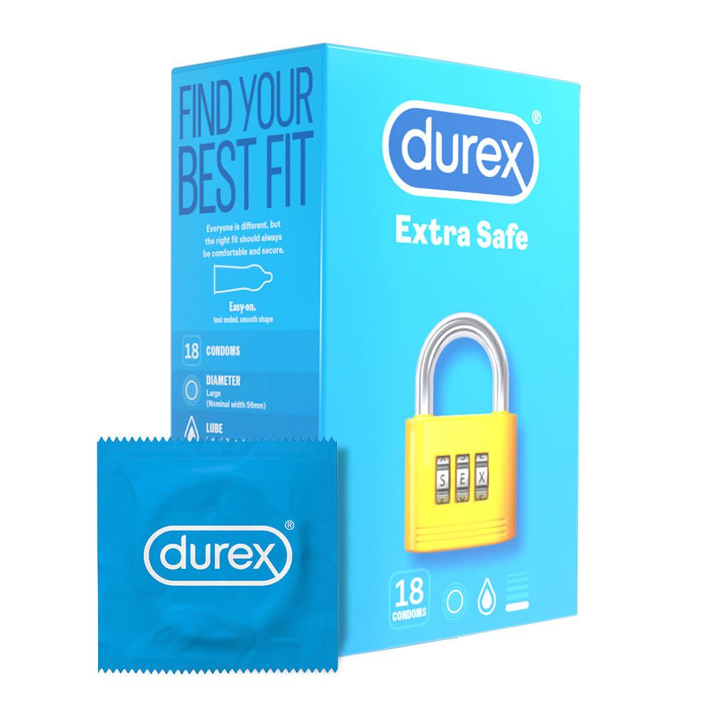 Durex Extra Safe - biztonságos óvszer (18db)