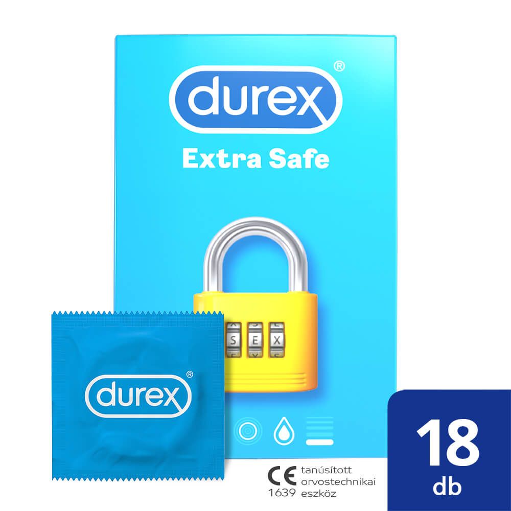 Durex Extra Safe - biztonságos óvszer (18db)