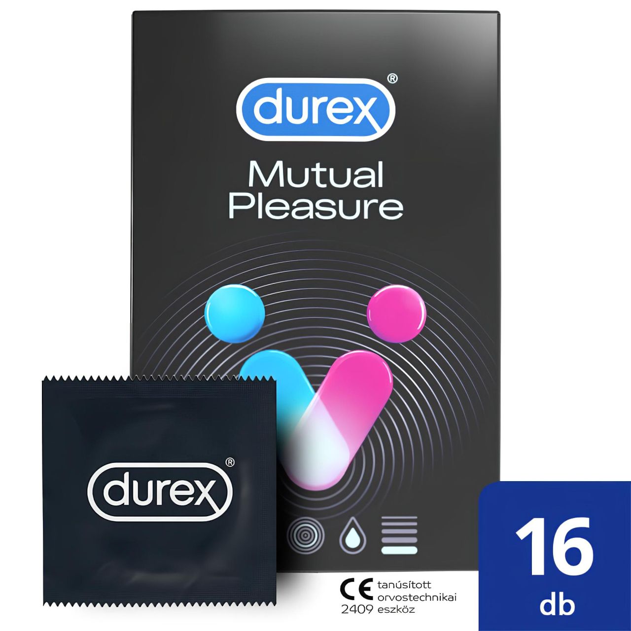 Durex Mutual Pleasure - késleltető óvszer (16db)