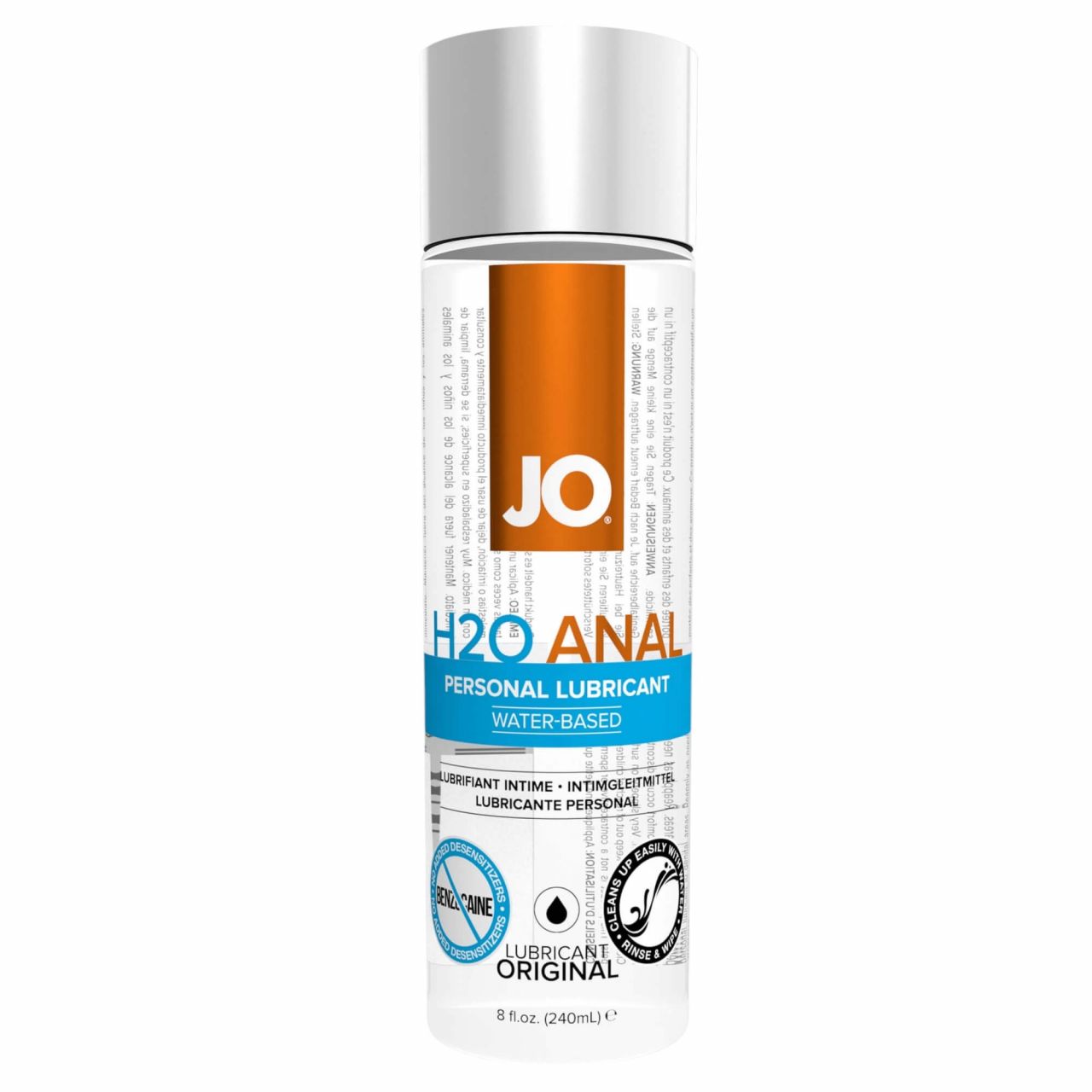 JO H2O Anal Original - vízbázisú anál síkosító (240ml)