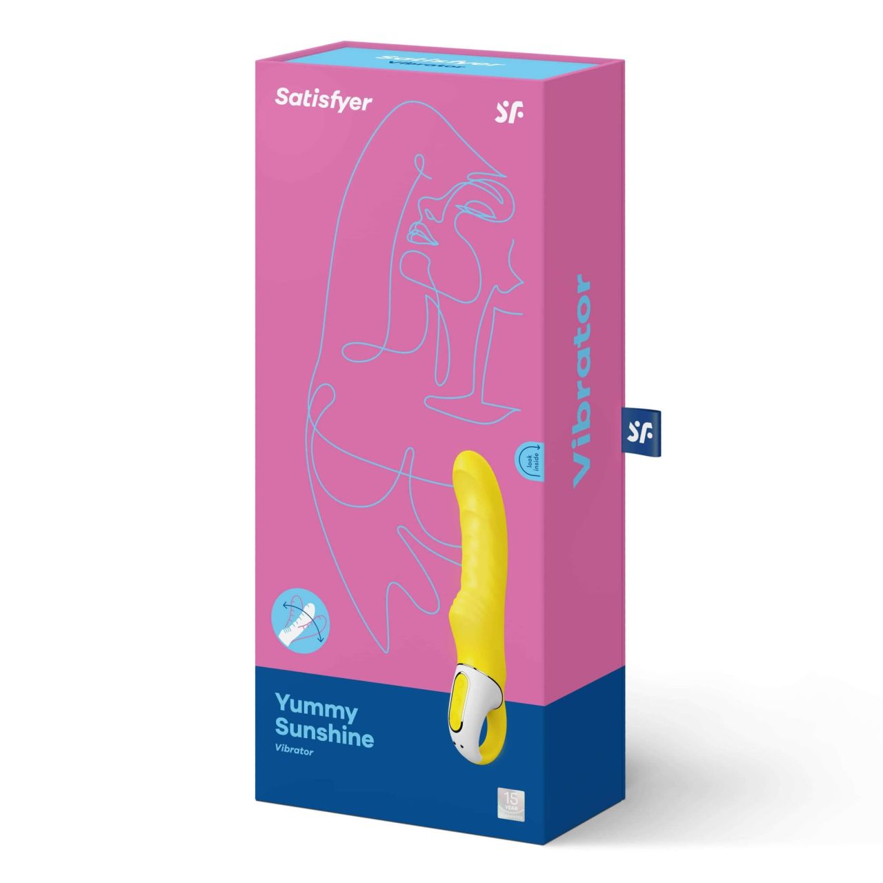 Satisfyer Yummy Sunshine - vízálló, akkus G-pont vibrátor (sárga)