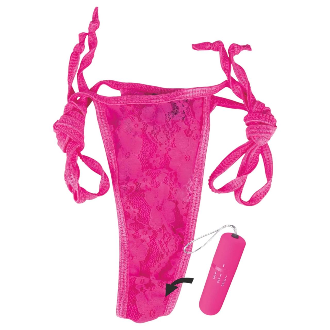 MySecret Screaming Pant - rádiós vibrációs bugyi - pink (S-L)