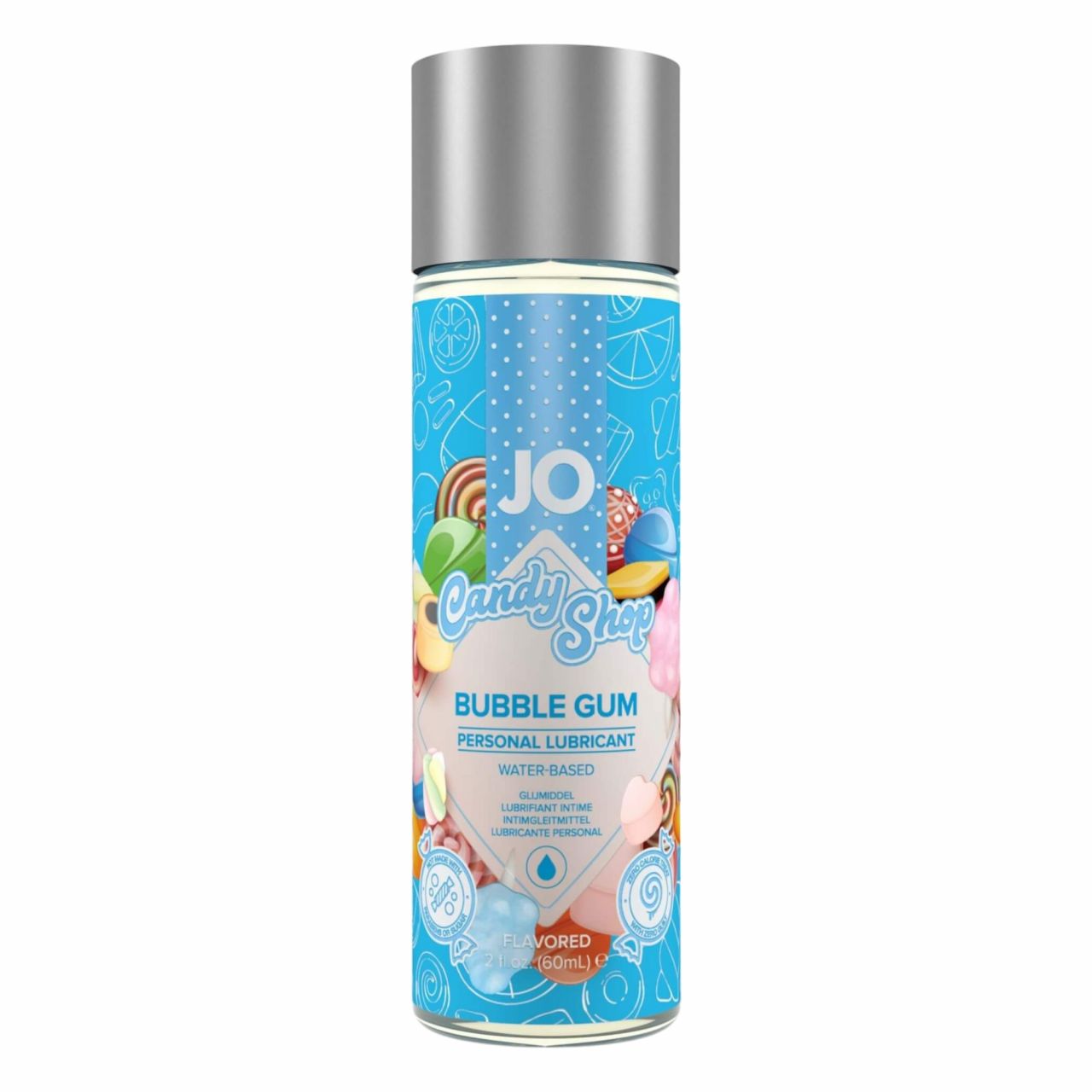 JO Candy Shop Bubble Gum - vízbázisú síkosító - rágógumi (60ml)