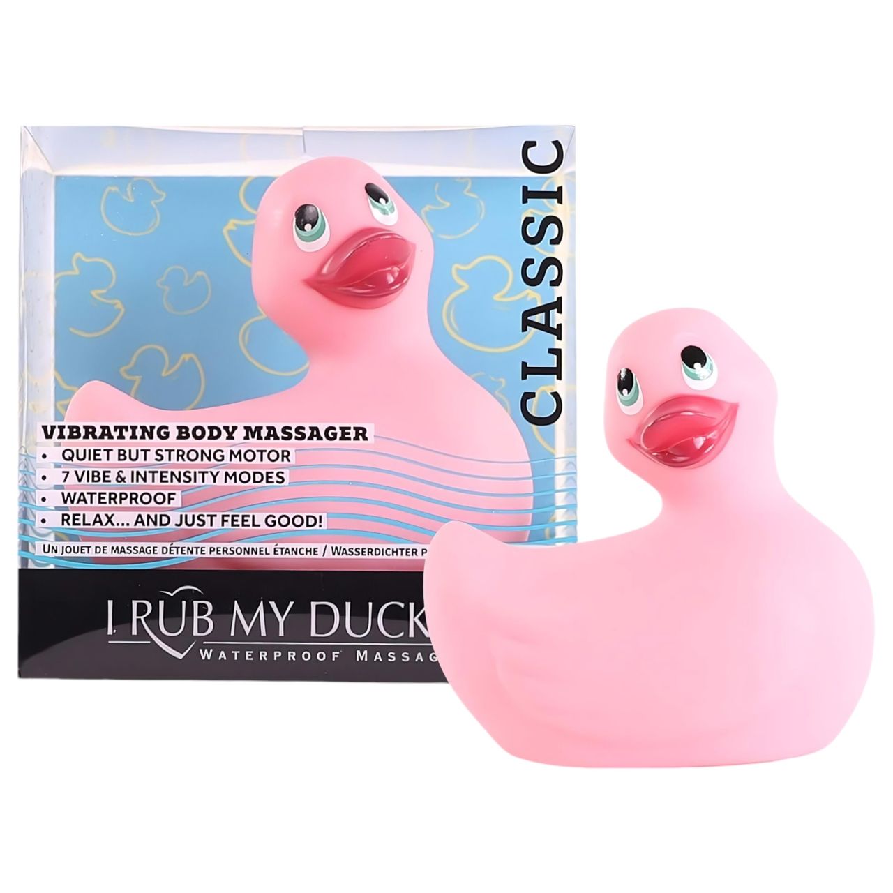 My Duckie 2.0 - játékos kacsa vízálló csiklóvibrátor (pink)