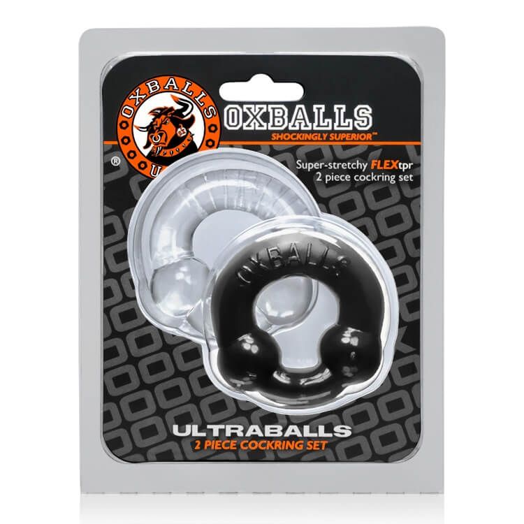 / OXBALLS Ultraballs - extra erős golyós péniszgyűrű szett (2 részes)