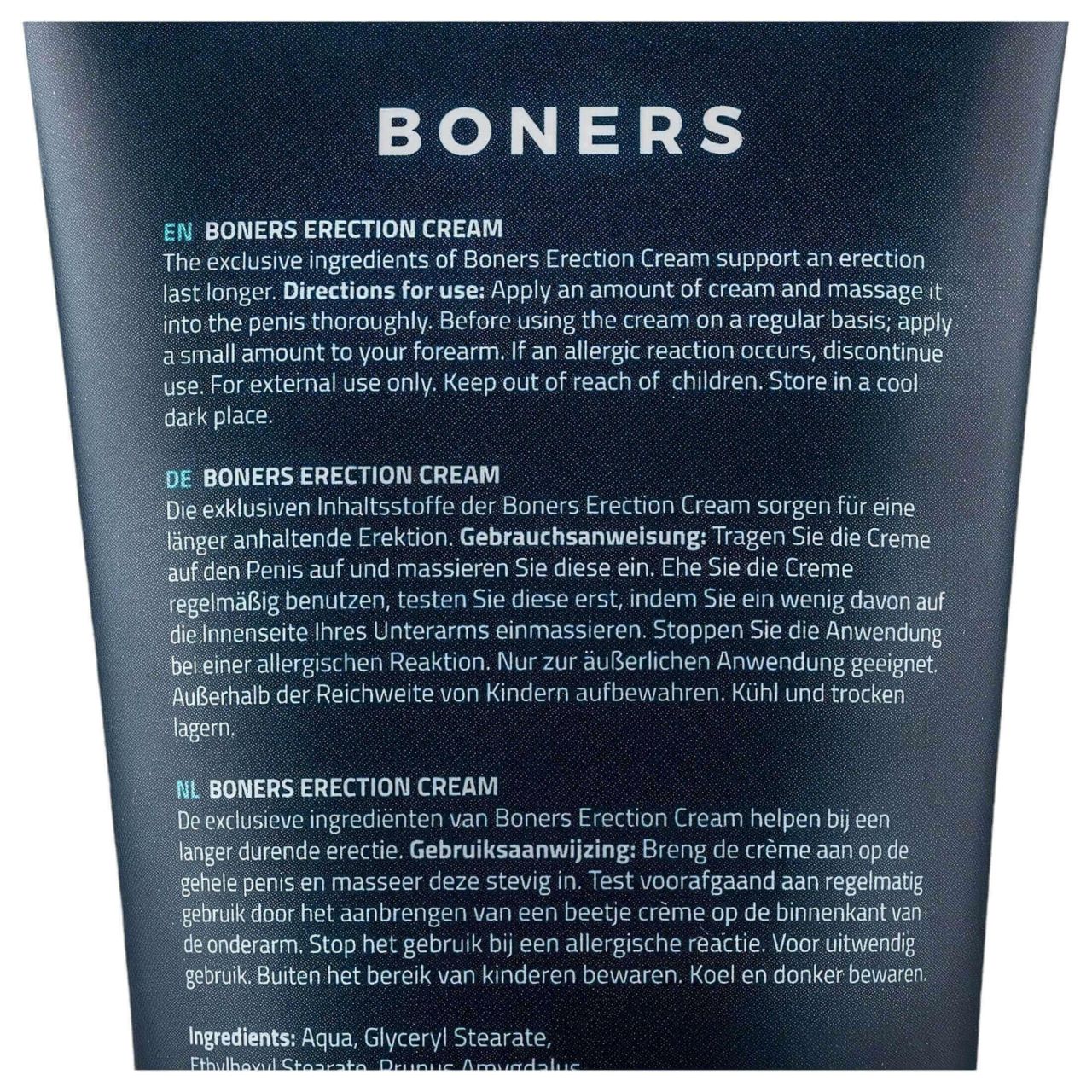 Boners Erection - stimuláló intim krém férfiaknak (100ml)