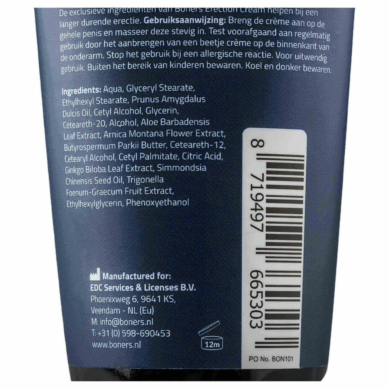 Boners Erection - stimuláló intim krém férfiaknak (100ml) Boners Erection - stimuláló intim krém férfiaknak (100ml)