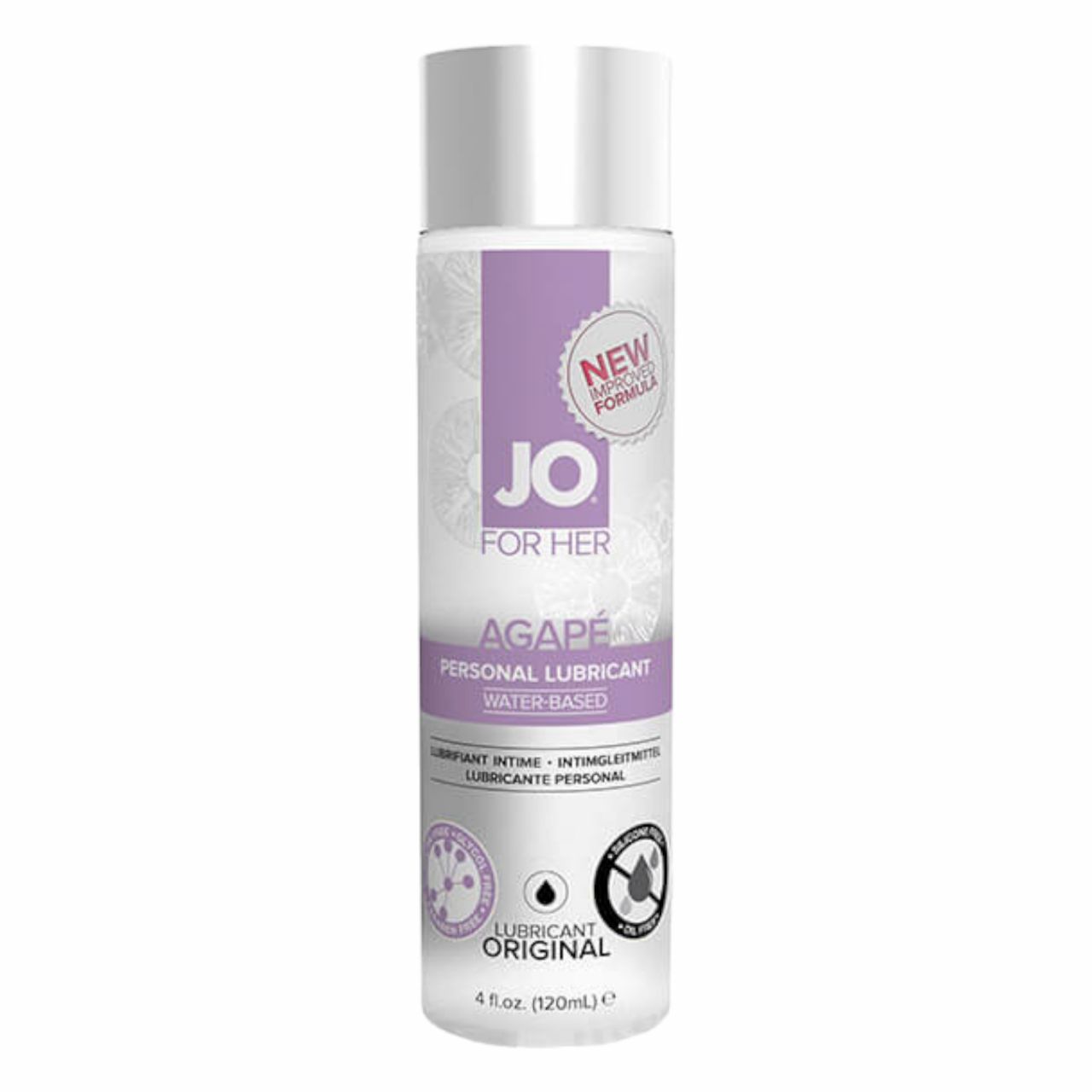 System JO Agape - szenzitív vízbázisú síkosító (120ml)