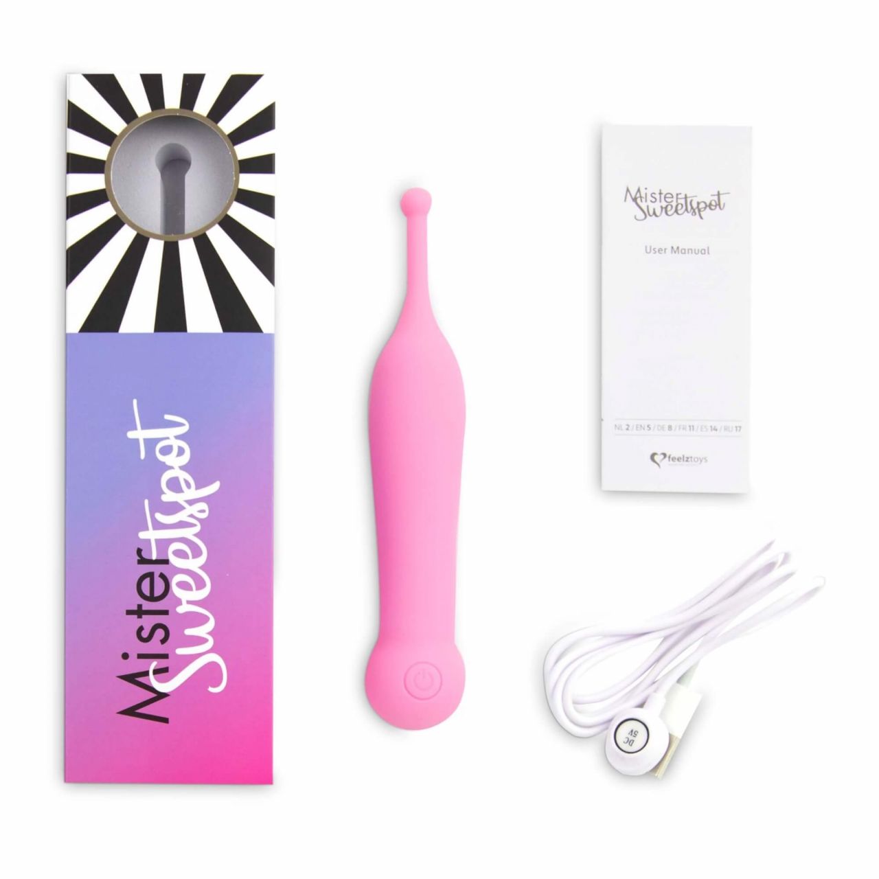 FEELZTOYS Mister Sweetspot - akkus, vízálló csiklóvibrátor (pink)