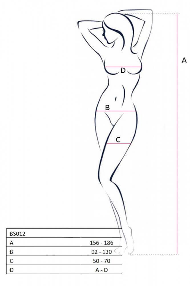 Passion BS012 - ujjatlan necc szett (fekete) - S-L