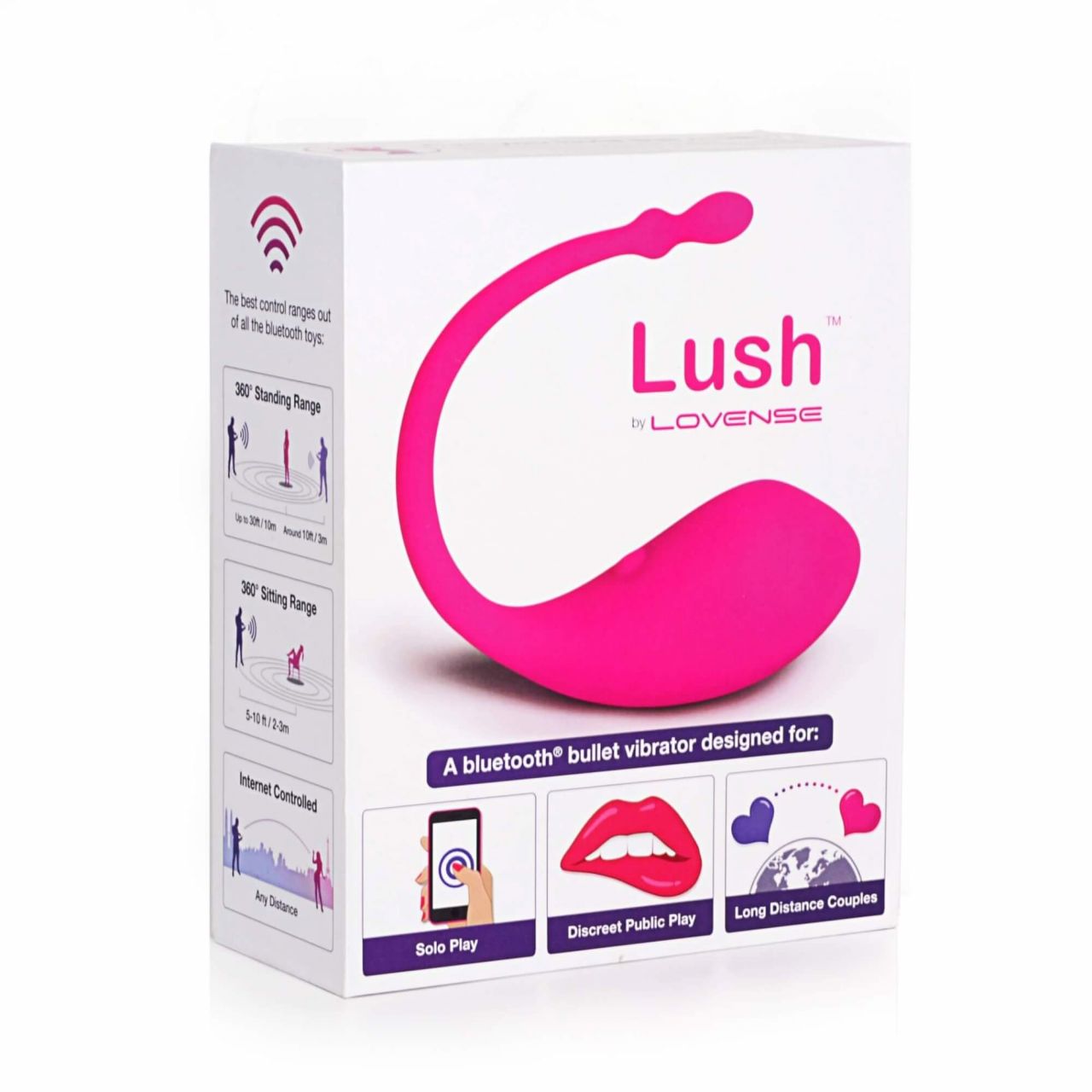 LOVENSE Lush - okos vibrotojás (pink)