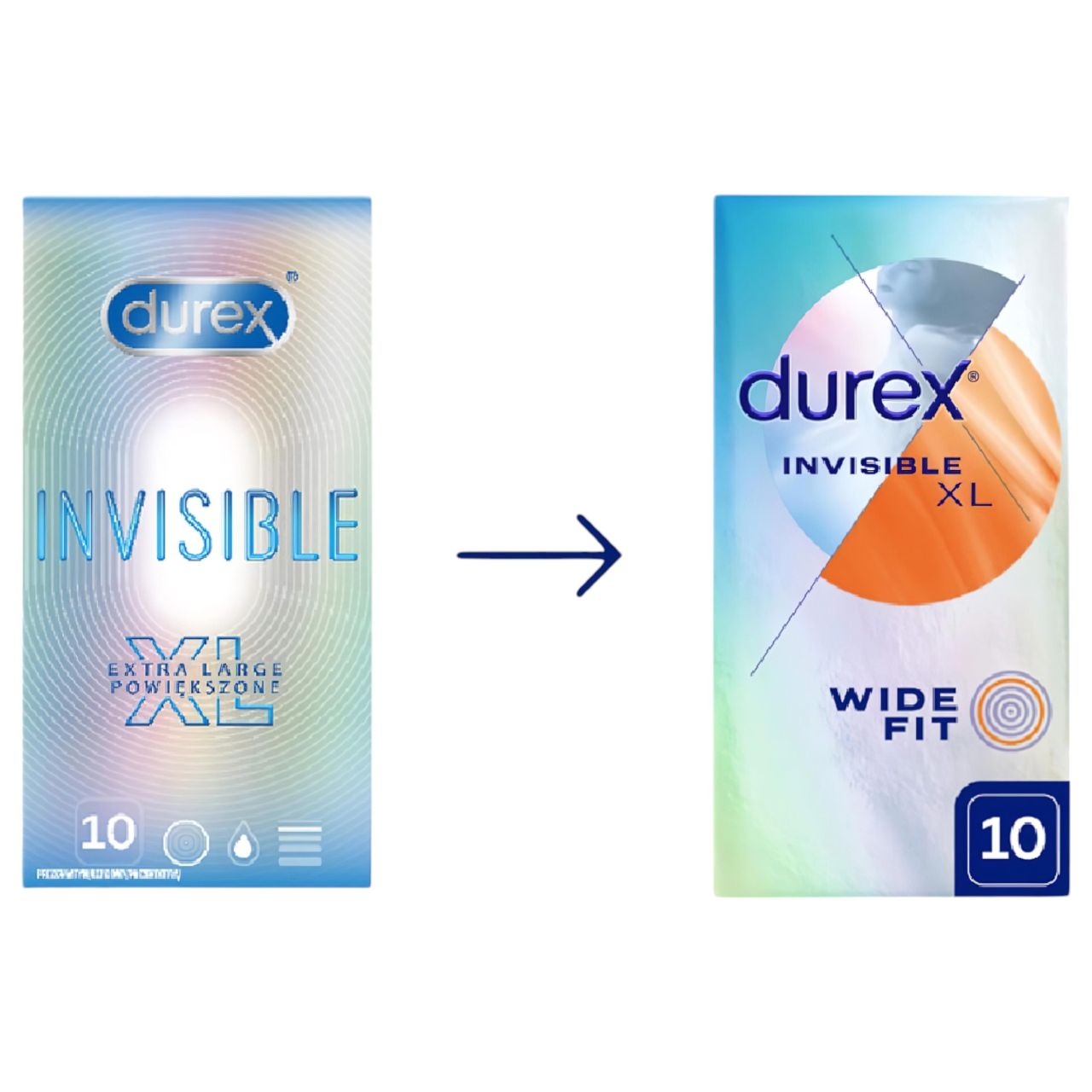 Durex Invisible XL - extra nagy óvszer (10db) Durex Invisible XL - extra nagy óvszer (10db)
