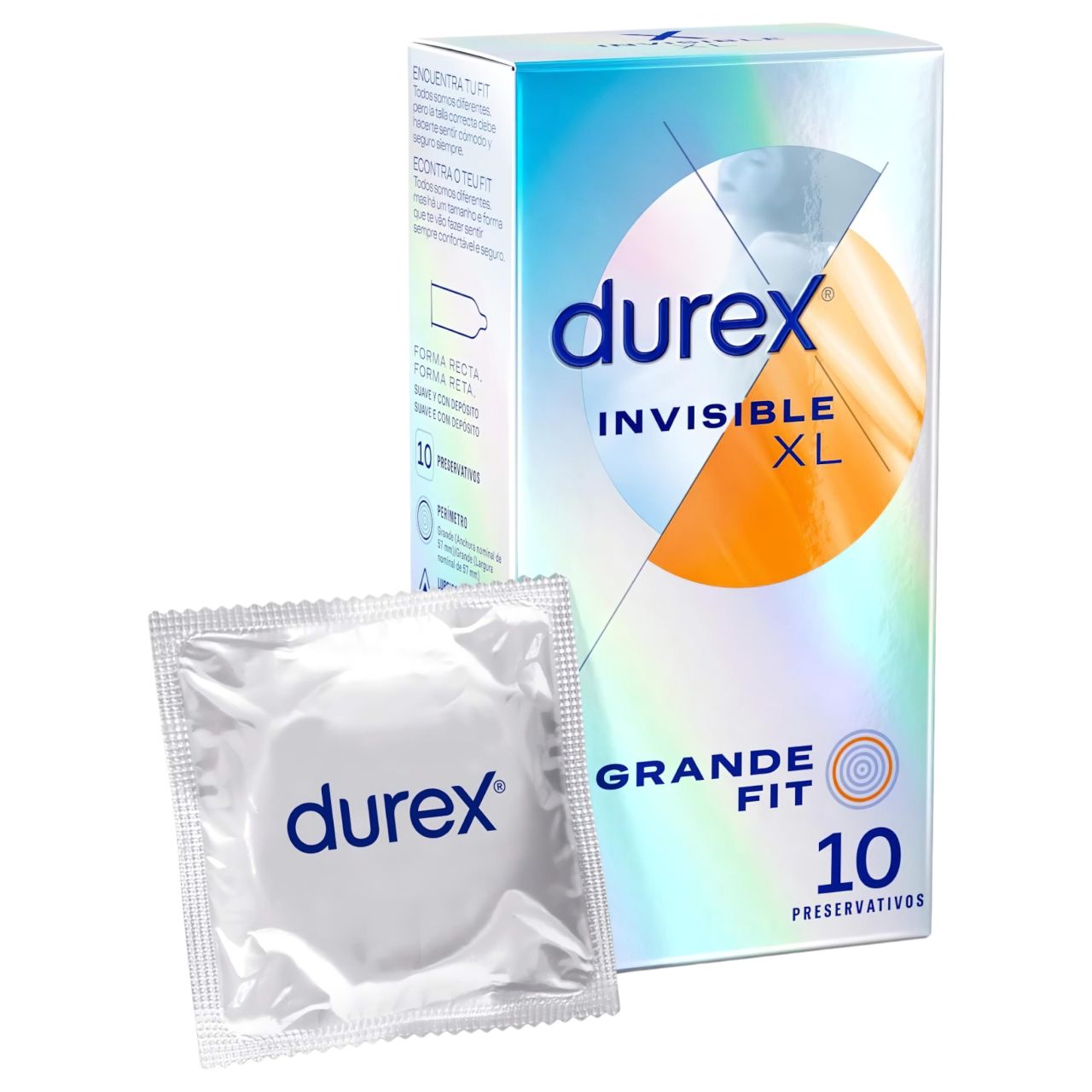 Durex Invisible XL - extra nagy óvszer (10db) Durex Invisible XL - extra nagy óvszer (10db)