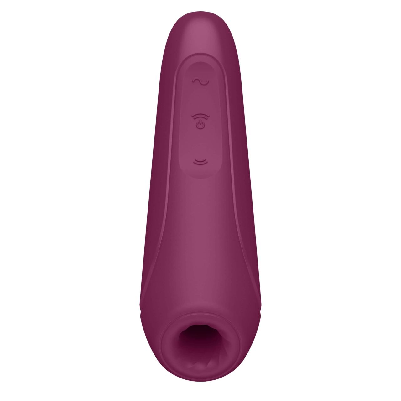 Satisfyer Curvy 1+ - okos léghullámos csiklóizgató (vörös)