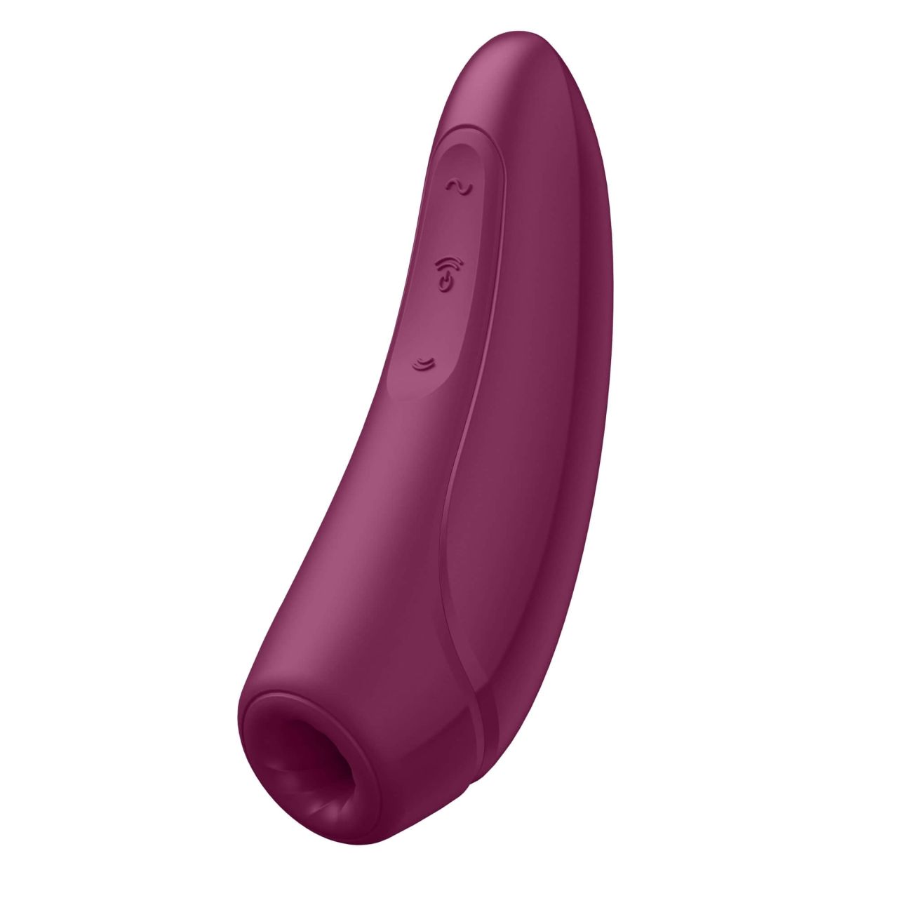 Satisfyer Curvy 1+ - okos léghullámos csiklóizgató (vörös)