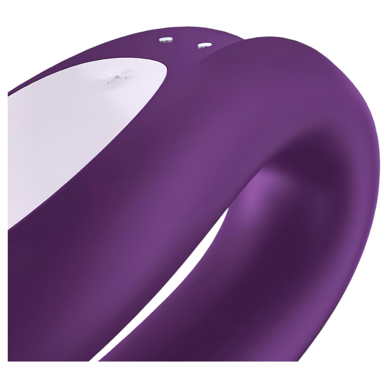 Satisfyer Double Joy - okos, akkus, vízálló párvibrátor (lila)