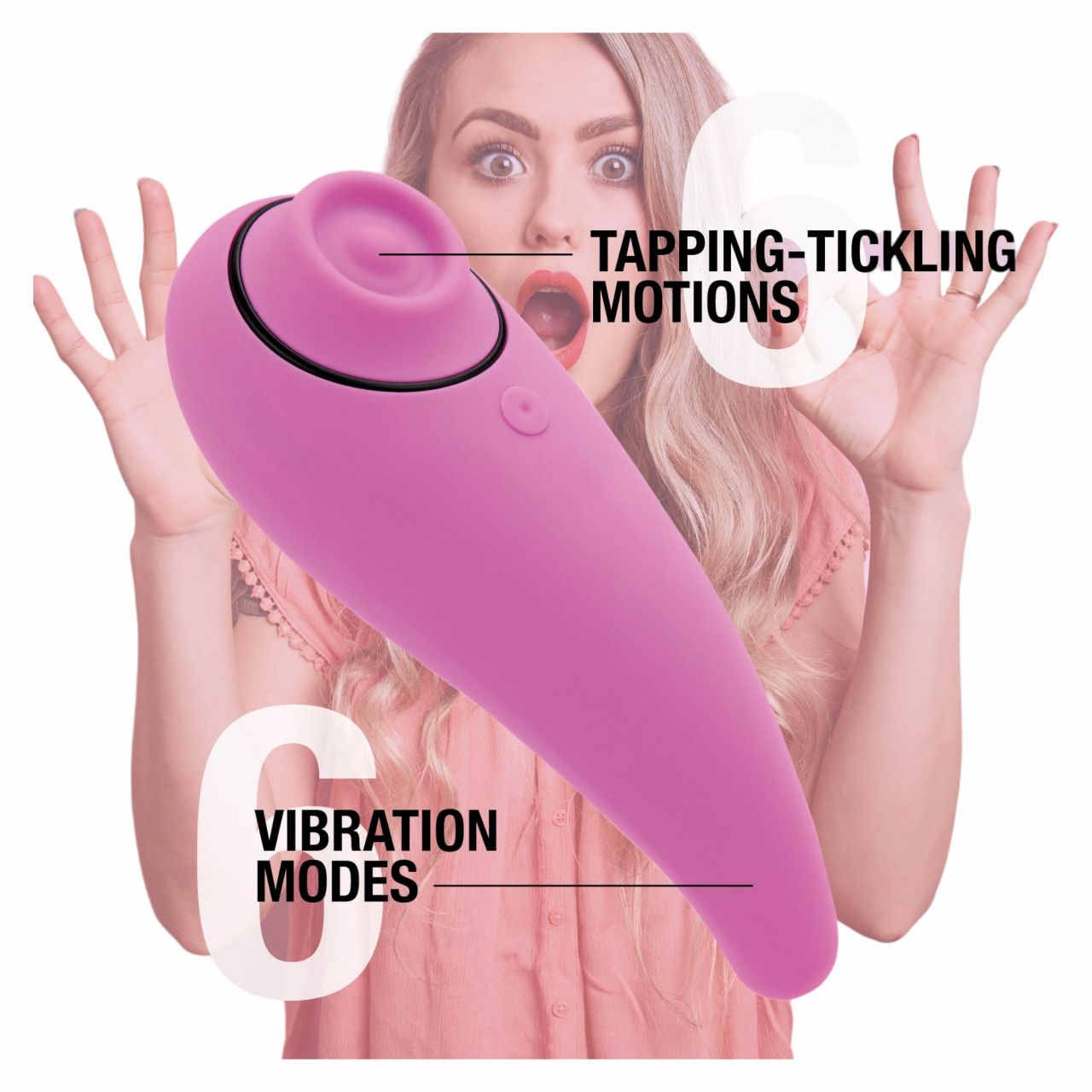 FEELZTOYS Femmegasm - akkus 2in1 csiklóvibrátor (pink)