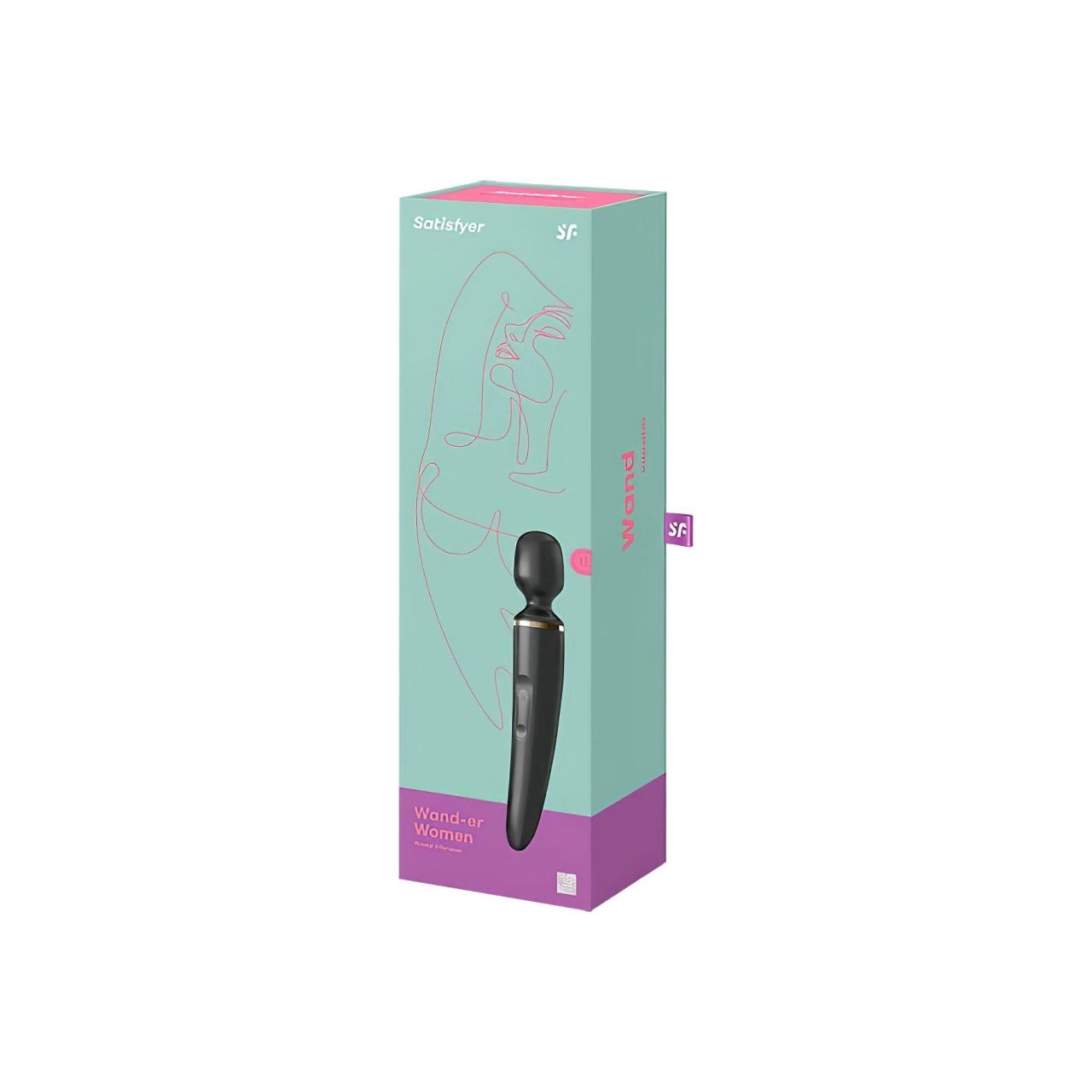 Satisfyer Wand-er Woman - vízálló masszírozó vibrátor (fekete)