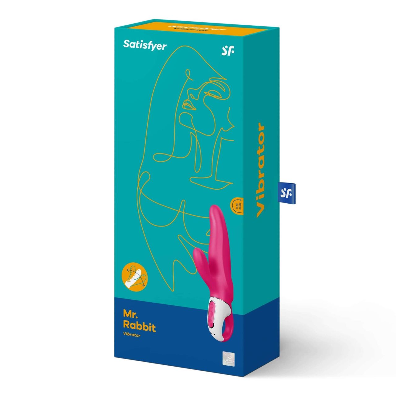 Satisfyer Mr. Rabbit - vízálló, akkus csiklókaros vibrátor (pink)