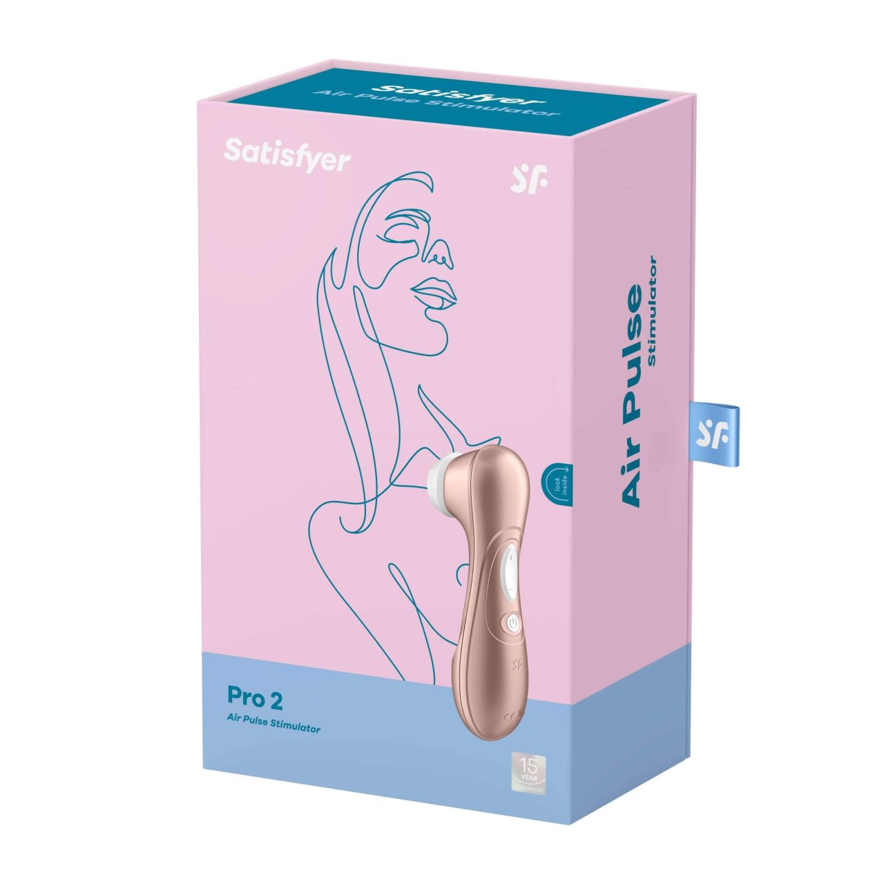 Satisfyer Pro 2 Gen2 - akkus csiklóizgató (barna)