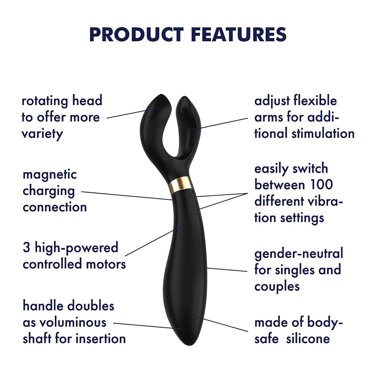 Satisfyer Endless Fun - akkus, vízálló párvibrátor (fekete) Satisfyer Endless Fun - akkus, vízálló párvibrátor (fekete)