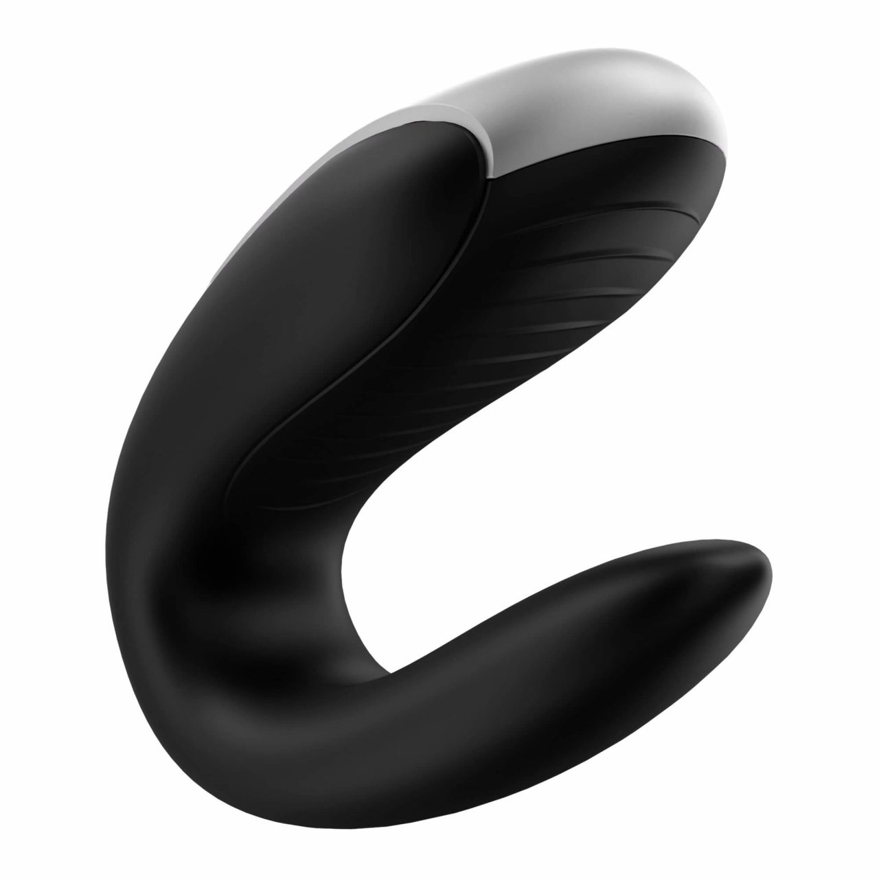 Satisfyer Double Fun - okos, vízálló, rádiós párvibrátor (fekete)