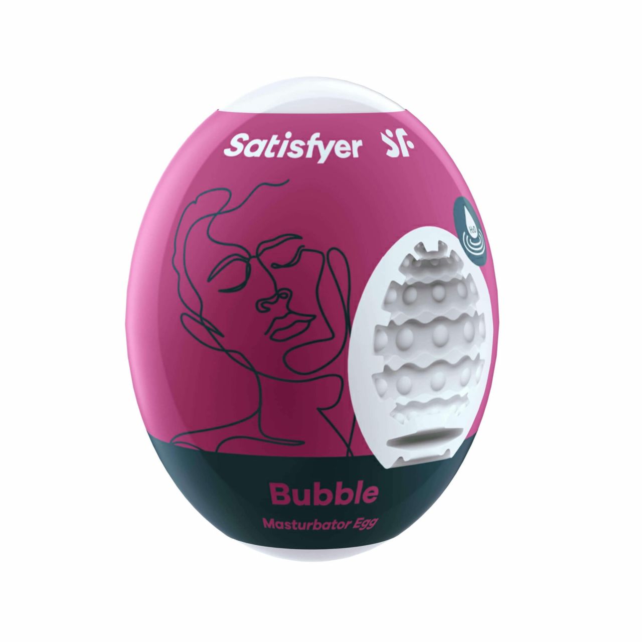 Satisfyer Egg Bubble - maszturbációs tojás (1db)