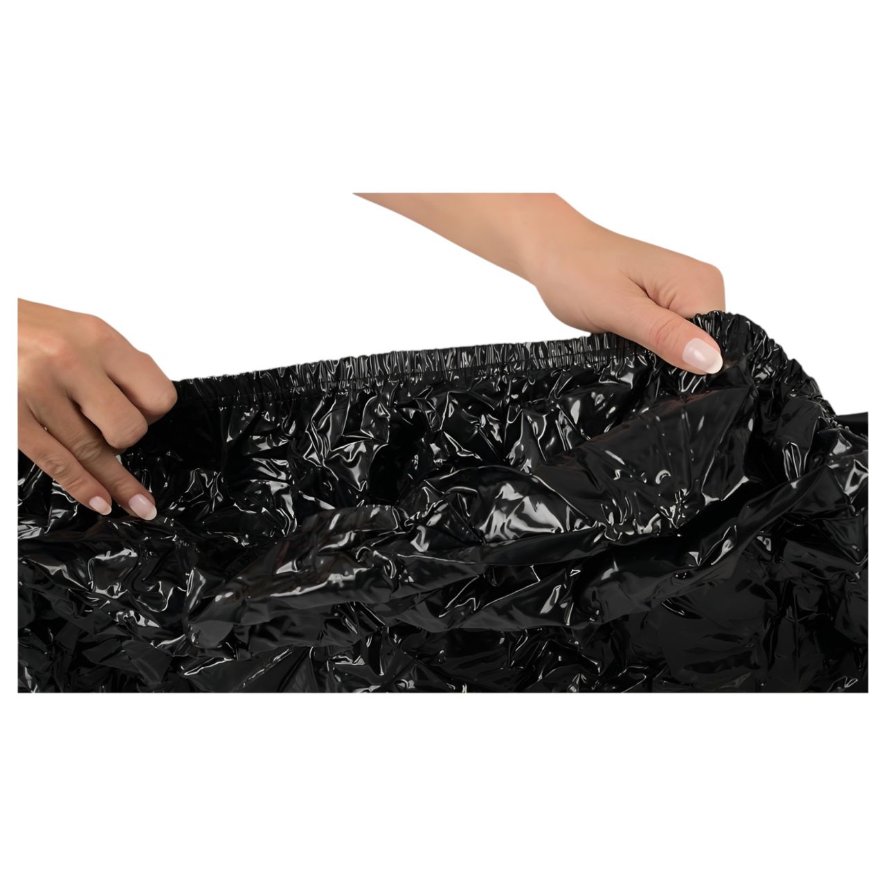 Lakk lepedő - gumis - 160x200cm (fekete) Lakk lepedő - gumis - 160x200cm (fekete)