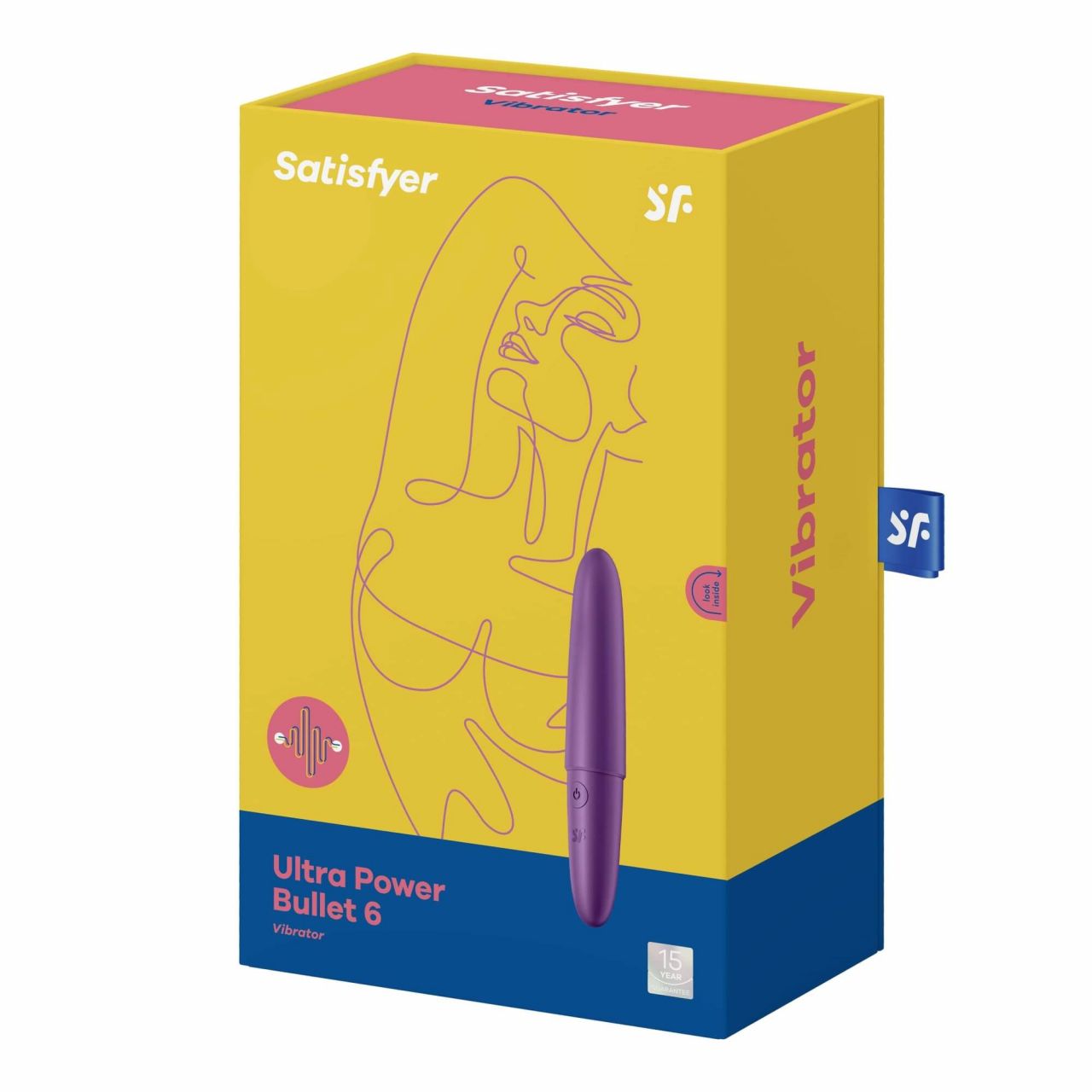 Satisfyer Ultra Power Bullet 6 - akkus, vízálló vibrátor (viola)