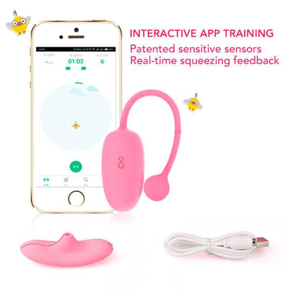 Magic Motion Kegel Coach - okos, akkus vibrációs gésagolyó (pink)