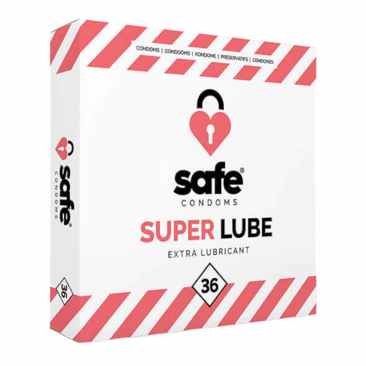 SAFE Super Lube - extra síkos óvszer (36db)