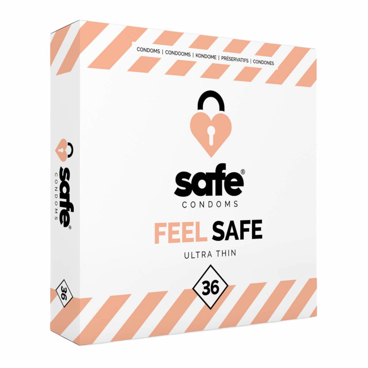 SAFE Feel Safe - vékony óvszer (36db)