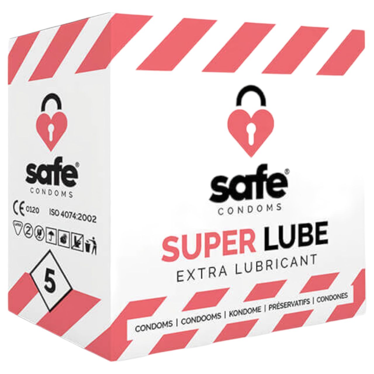 SAFE Super Lube - extra síkos óvszer (5db)