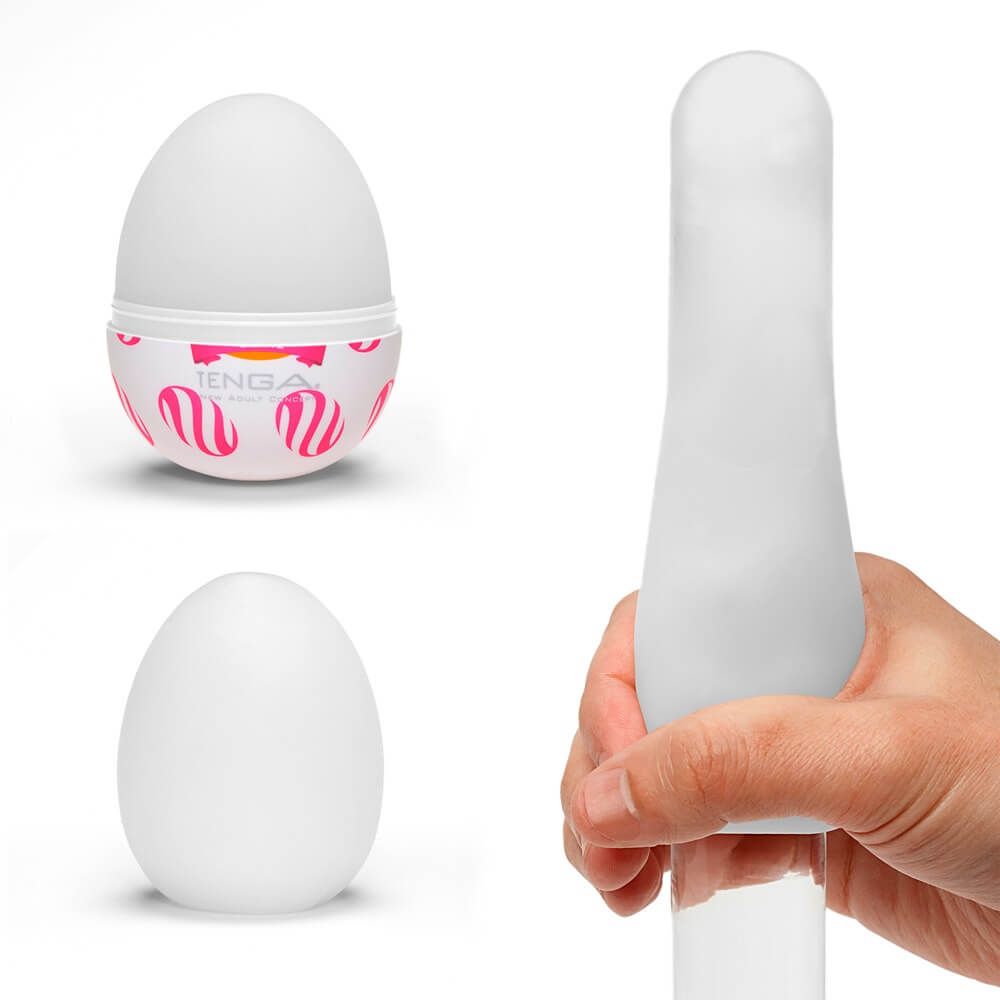 TENGA Egg Curl - maszturbációs tojás (1db)