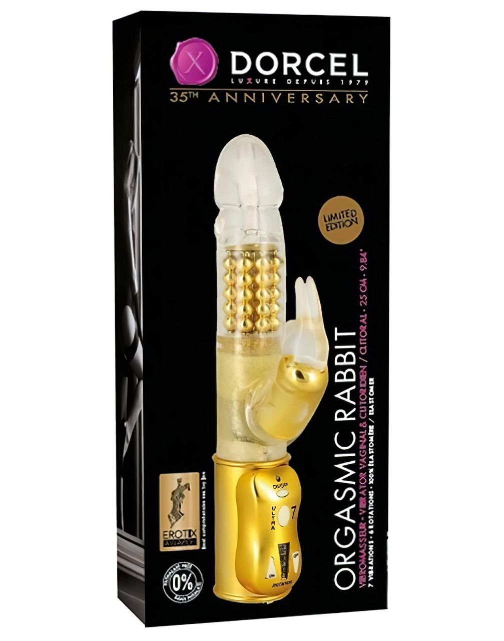 Dorcel Orgasmic Rabbit - csiklókaros vibrátor (arany)