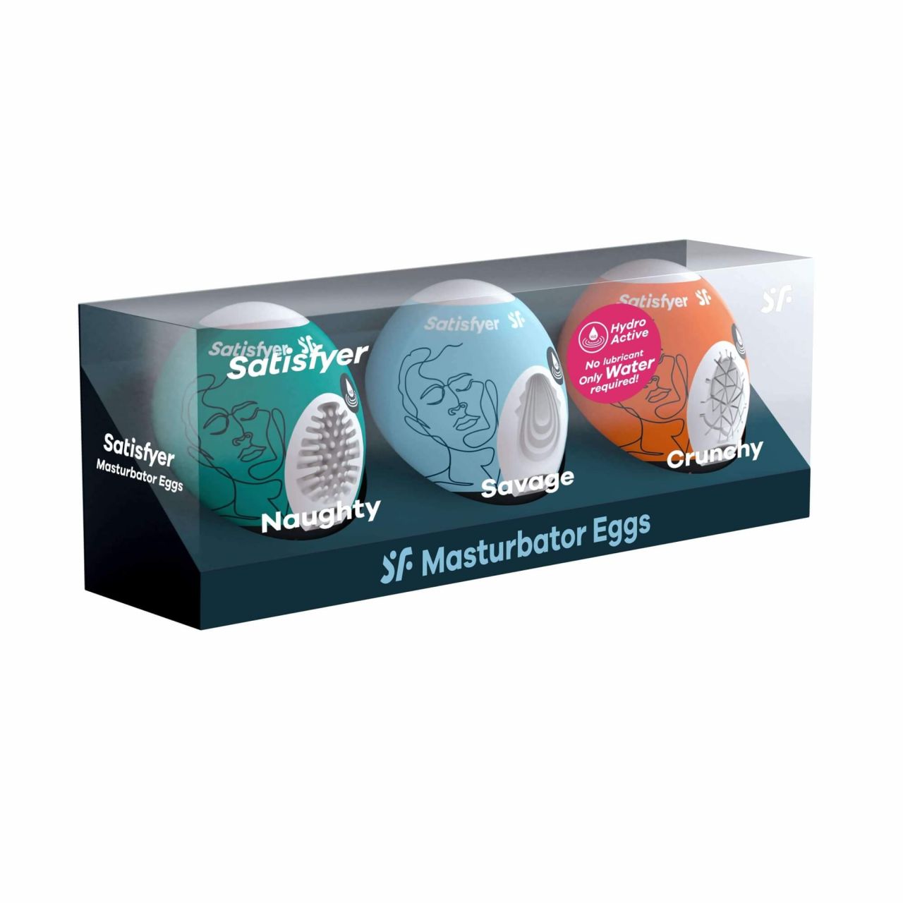 Satisfyer Egg NSC - maszturbációs tojás szett (3db)