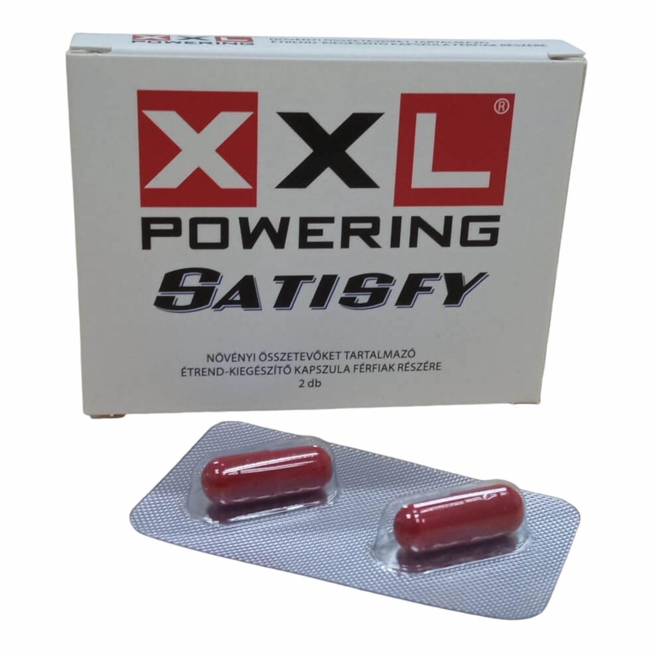 XXL powering Satisfy - erős, étrend-kiegészítő férfiaknak (2db)