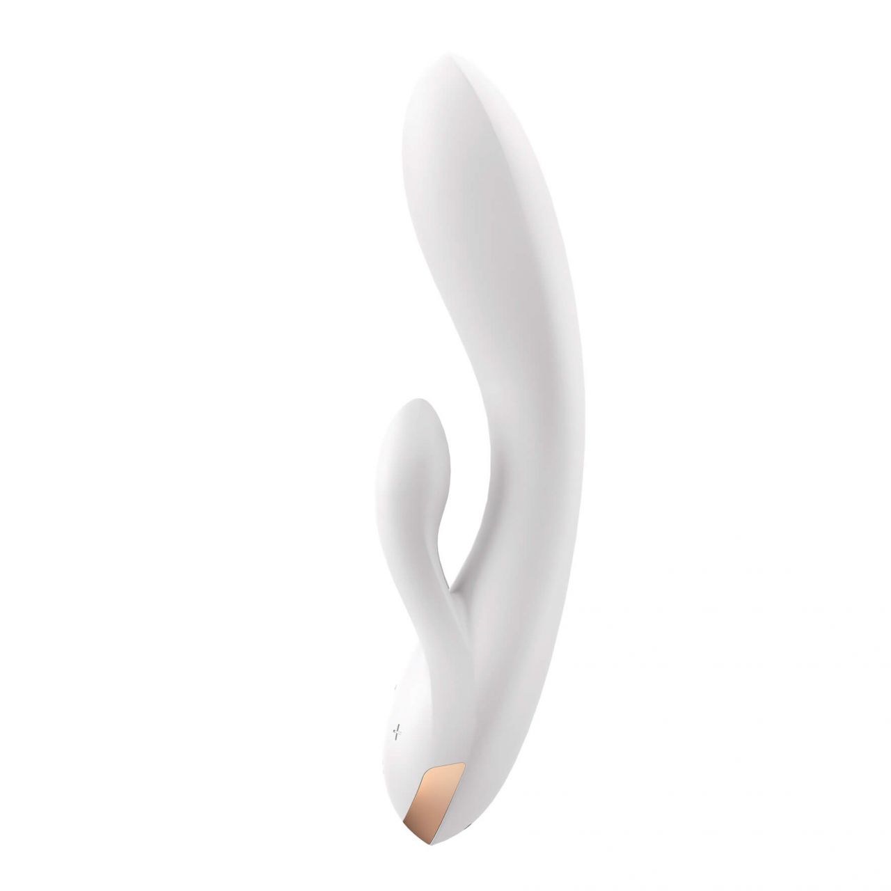 Satisfyer Double Flex - okos, dupla csiklókaros vibrátor (fehér)