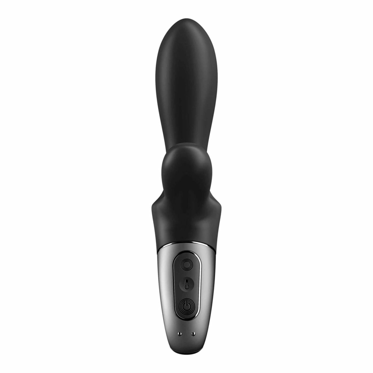 Satisfyer Heat Climax+ - okos, melegítő, karos análvibrátor (fekete)