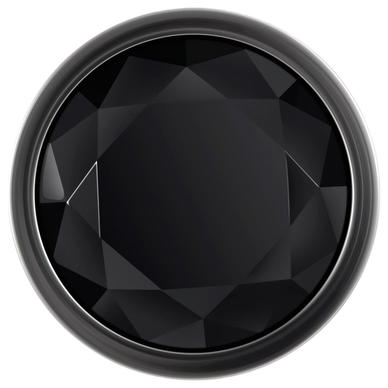 Evolved Black Gem - fém anál plug szett, fekete kővel (ezüst) Evolved Black Gem - fém anál plug szett, fekete kővel (ezüst)