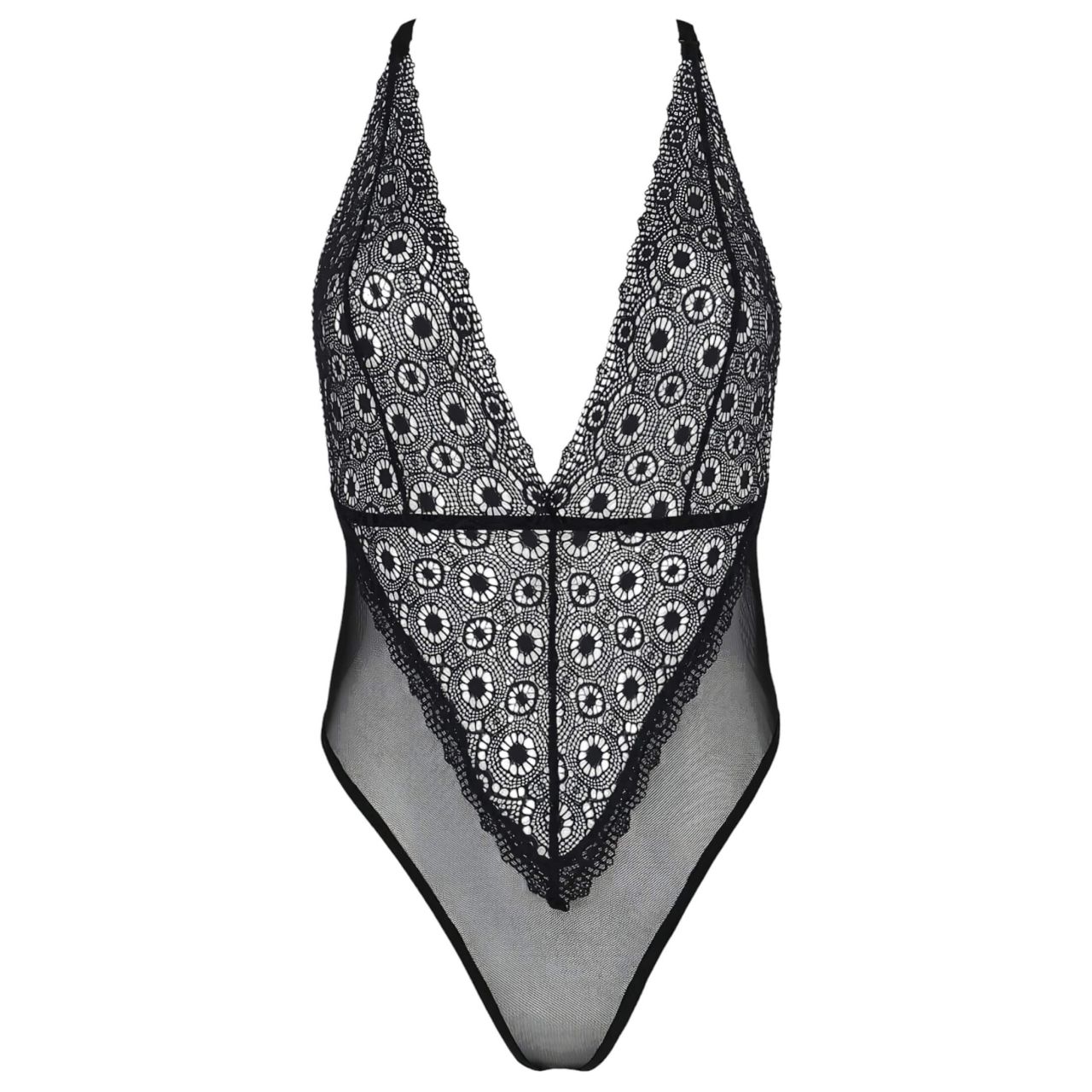 / Passion Eco Zinnia - csipke body (fekete) / Passion Eco Zinnia - csipke body (fekete)