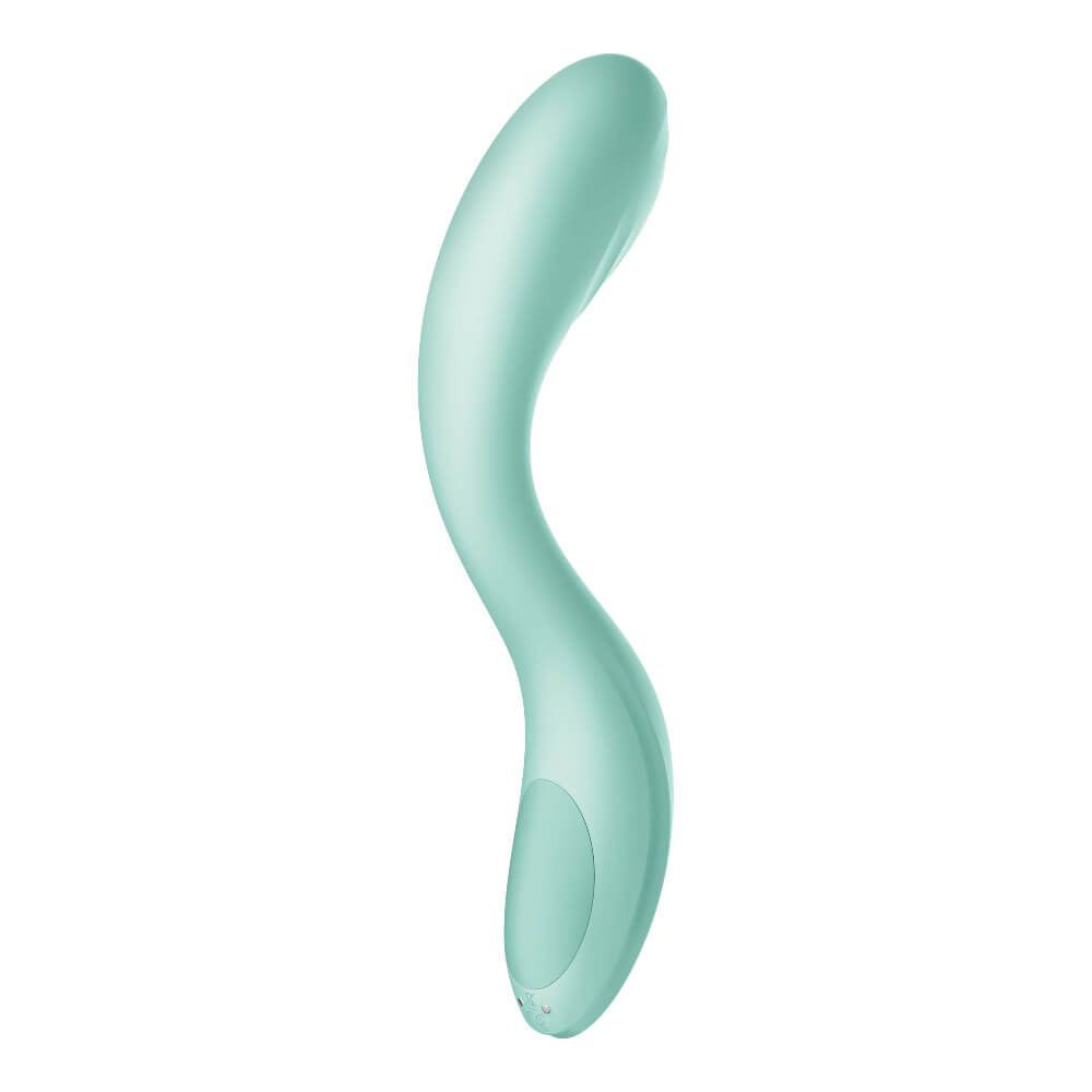 Satisfyer Rrrolling - akkus, mozgó golyós G-pont vibrátor (menta)