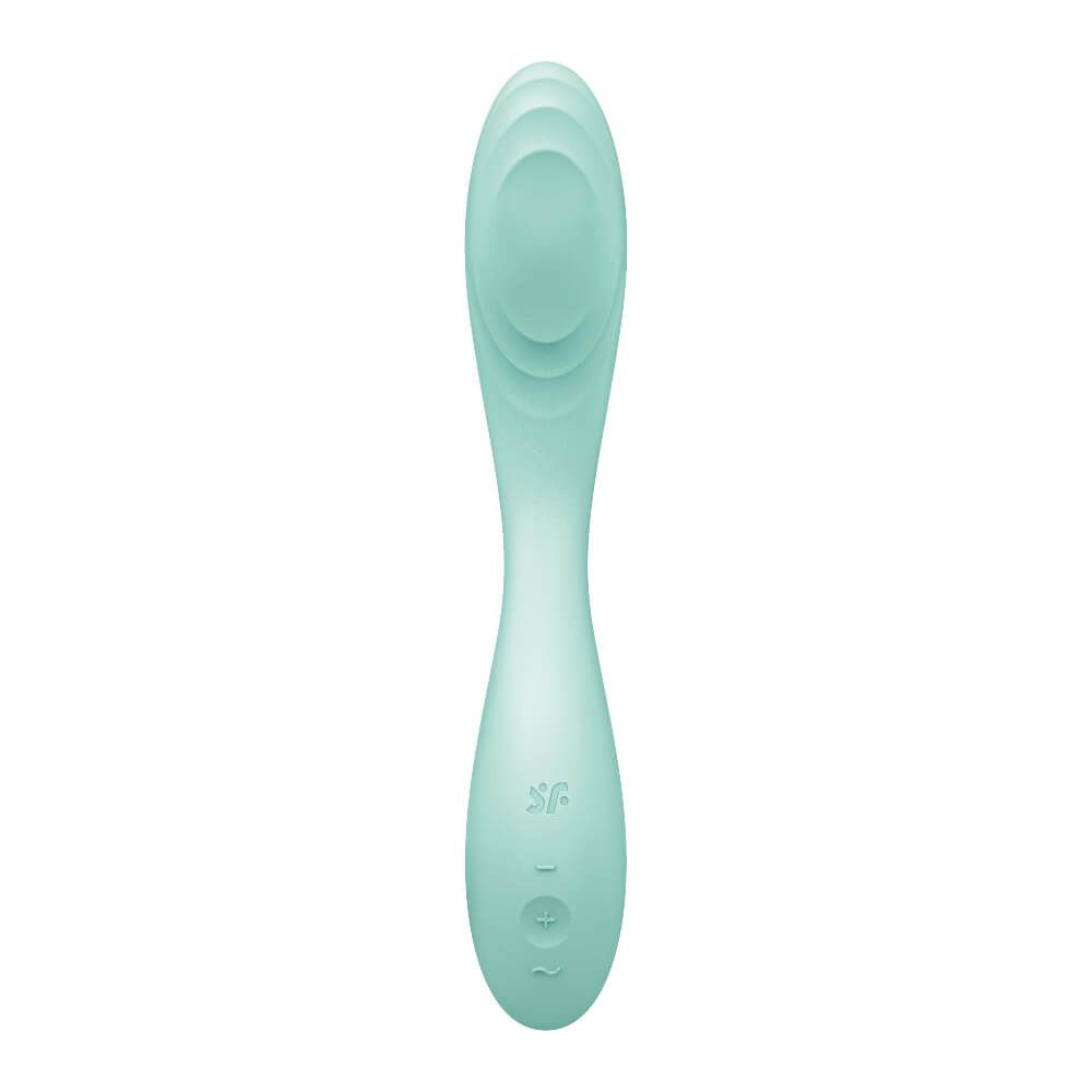 Satisfyer Rrrolling - akkus, mozgó golyós G-pont vibrátor (menta)