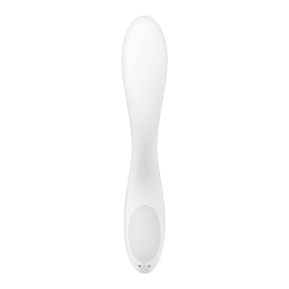 Satisfyer Rrrolling - akkus, mozgó golyós G-pont vibrátor (fehér)