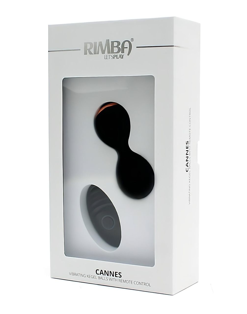 Rimba Cannes - akkus, rádiós vibrációs tojás (fekete) Rimba Cannes - akkus, rádiós vibrációs tojás (fekete)
